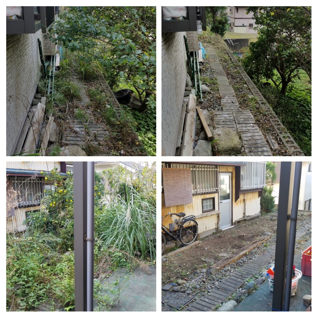 空き家の草刈り